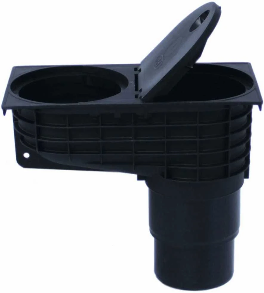 Hl Hutterer Lechner Stogo nuotekio surinkimo piltuvas juodas HL660E