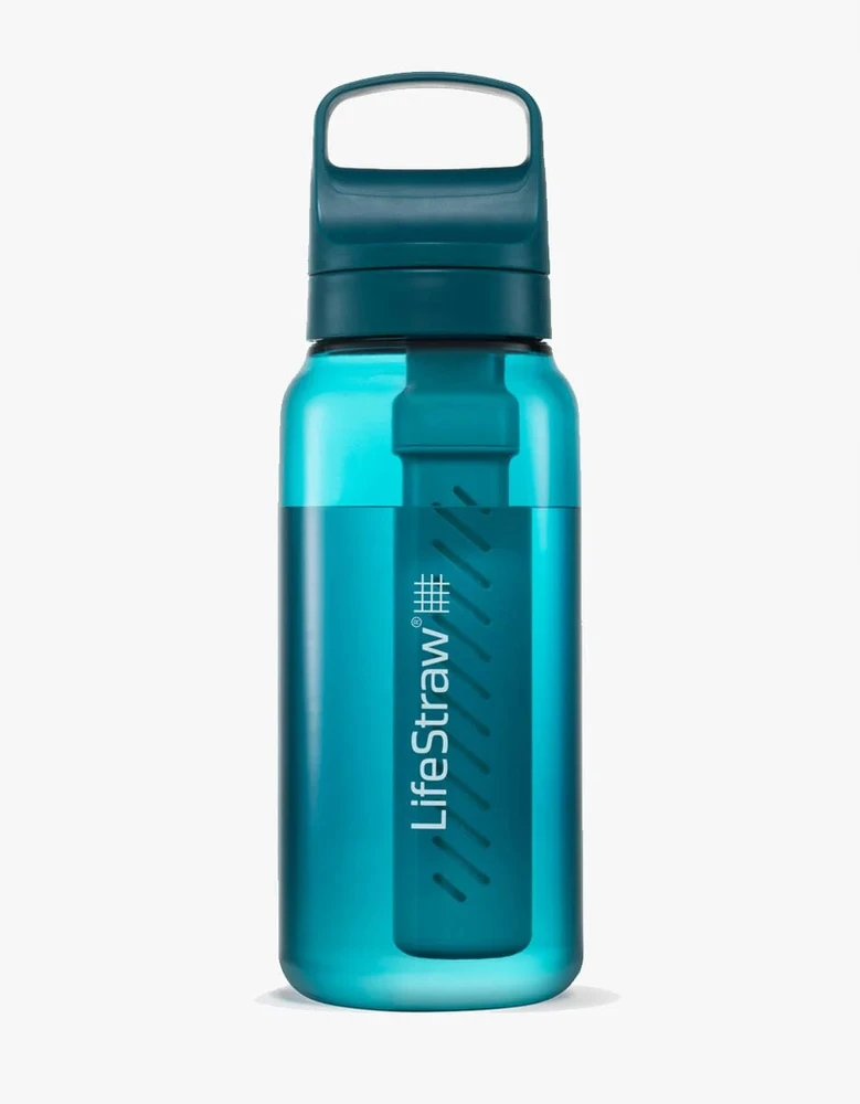 Lifestraw Go 2.0 filtruojantis butelis vandeniui, 1l, turkio spalvos