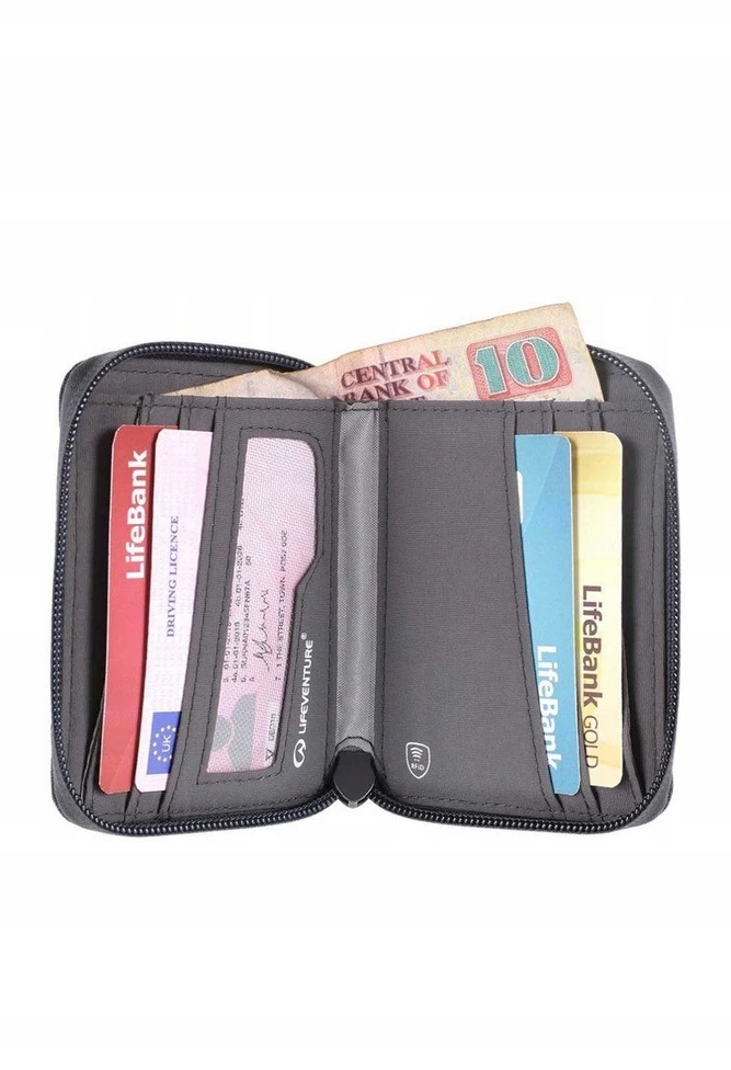 Piniginė Lifeventure RFD Bi-Fold Recycled - Tamsiai pilka