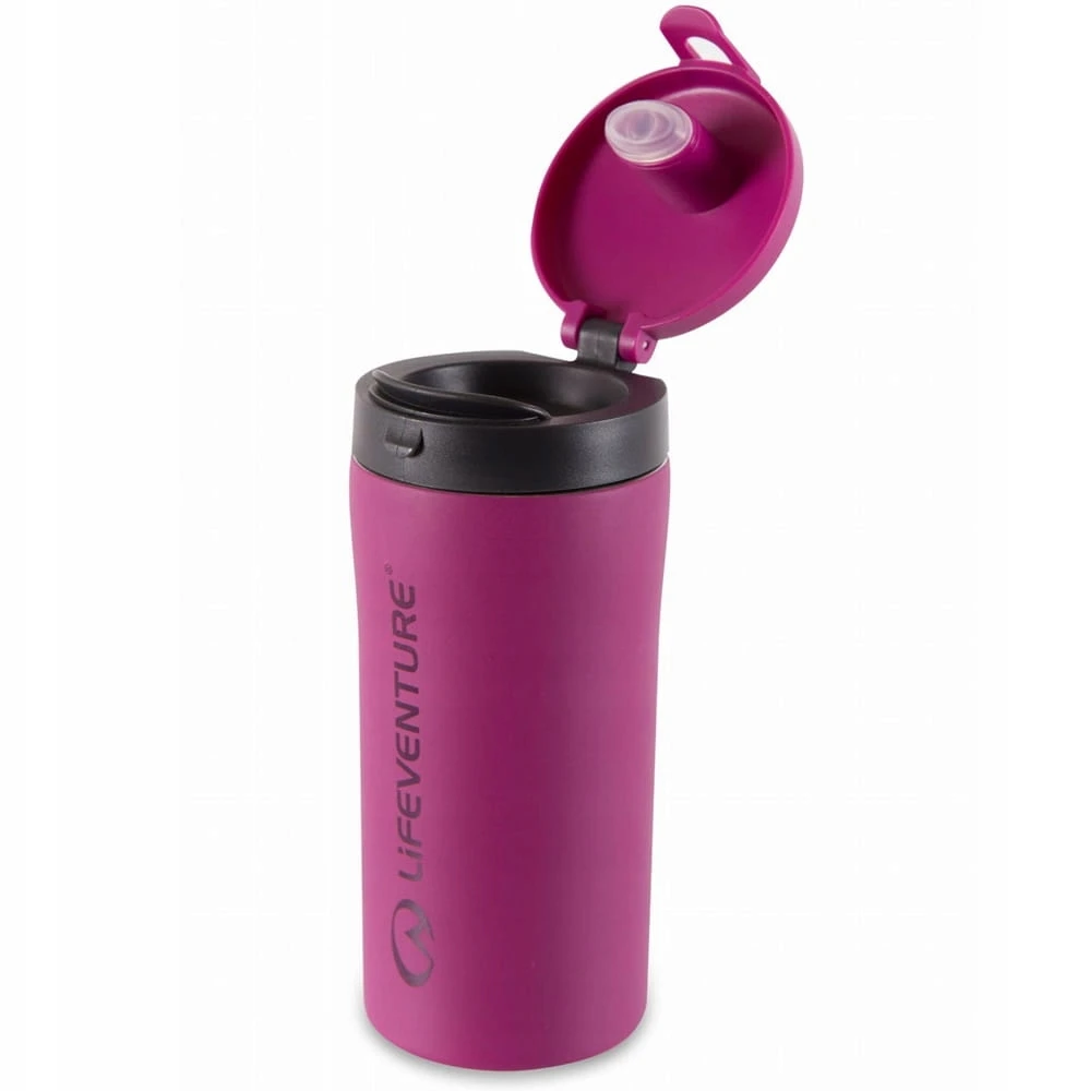 Lifeventure Flip-Top termo puodelis - Rožinė