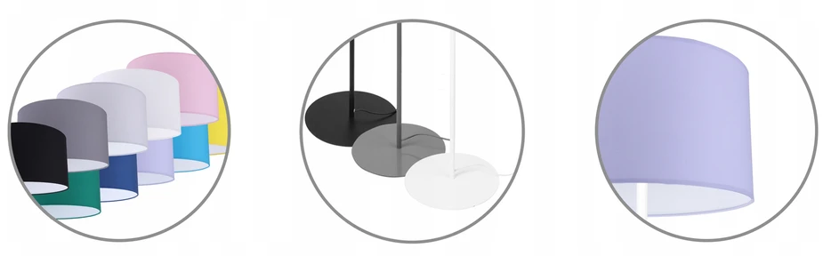 Light Home Lampa stojąca podłogowa dziecięca wzory abażur LED