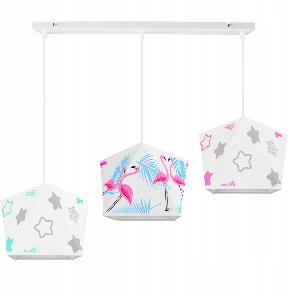Light Home LAMPA Sufitowa WISZĄCA Żyrandol Dziecięca ABAŻUR