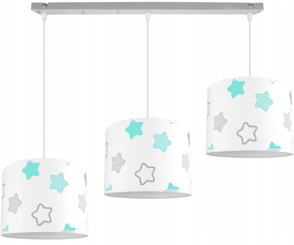 Light Home LAMPA SUFITOWA WISZĄCA ŻYRANDOL DZIECIĘCA ABAŻUR