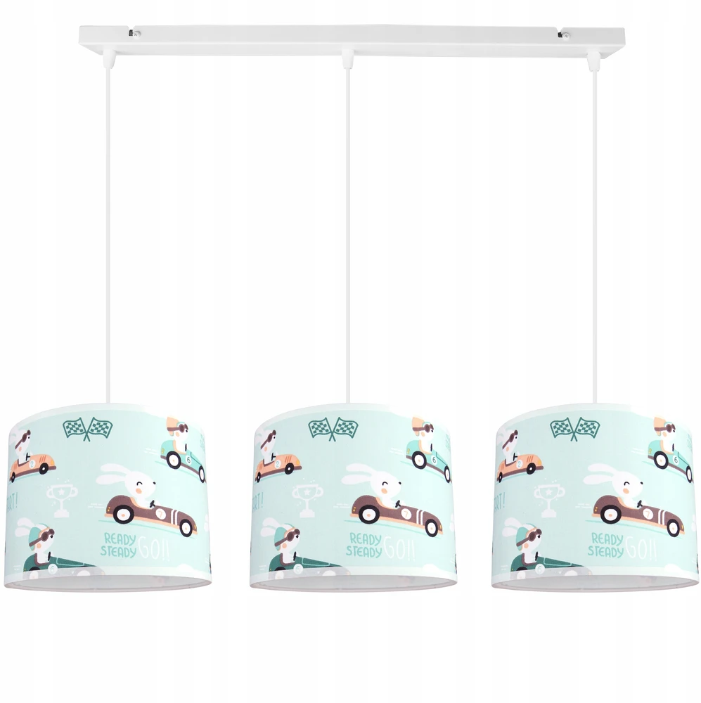 Light Home LAMPA SUFITOWA WISZĄCA ŻYRANDOL DZIECIĘCA ABAŻUR