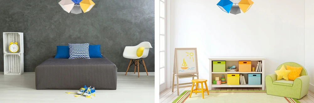 Light Home Lampa sufitowa żyrandol dziecięcy plafon LED spalva