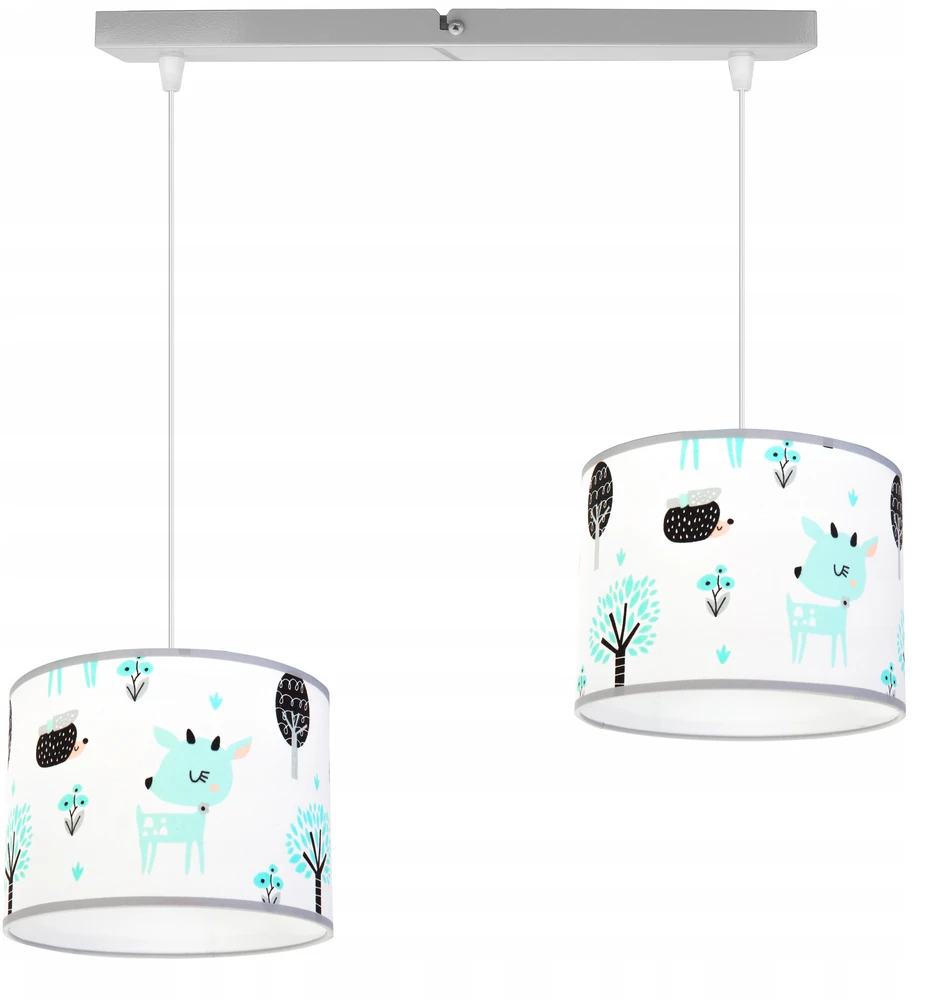 Light Home LAMPA WISZĄCA SUFITOWA LOFT DZIECIĘCA ABAŻUR LED