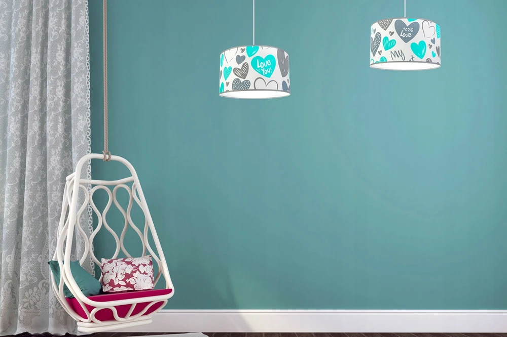 Light Home LAMPA WISZĄCA SUFITOWA LOFT DZIECIĘCA ABAŻUR LED