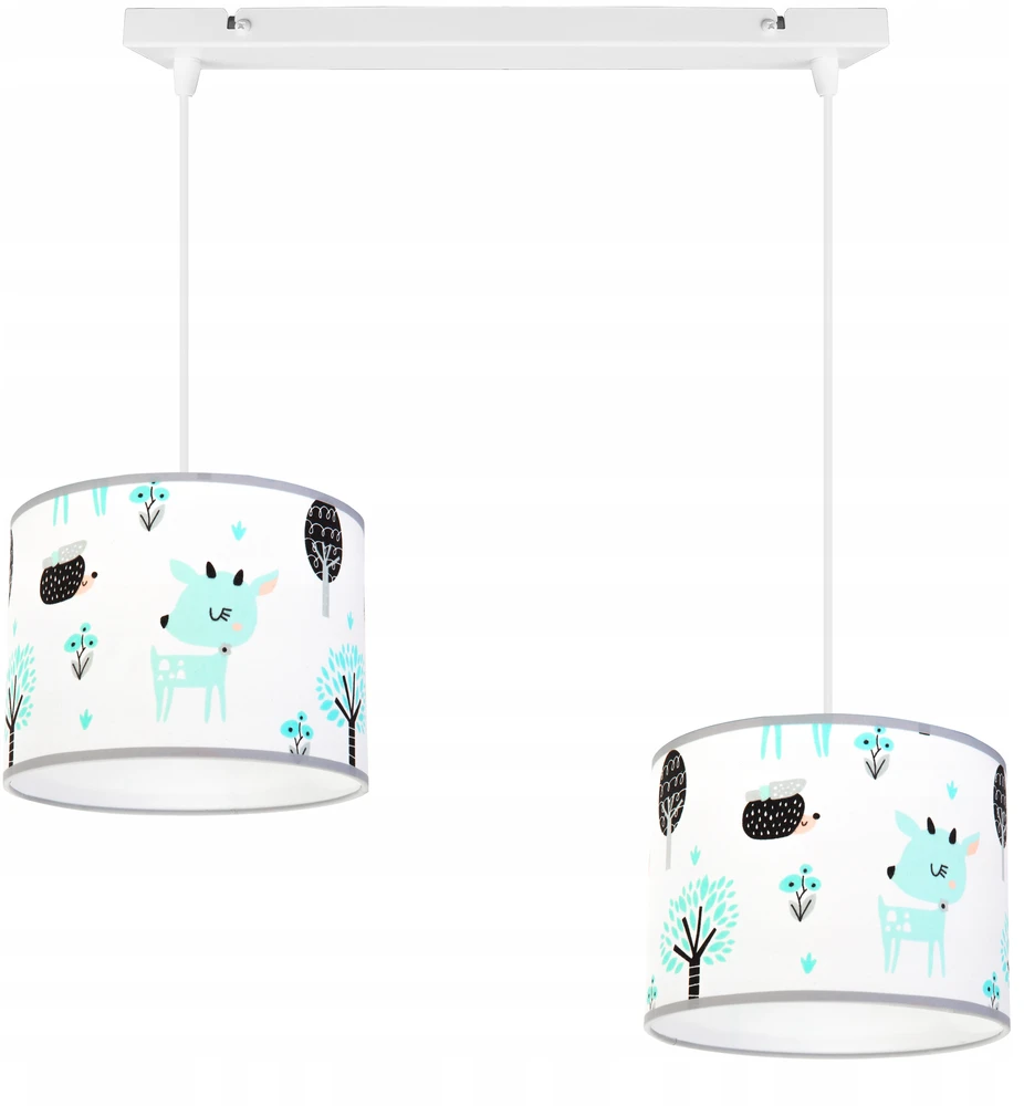 Light Home LAMPA WISZĄCA SUFITOWA LOFT DZIECIĘCA ABAŻUR LED