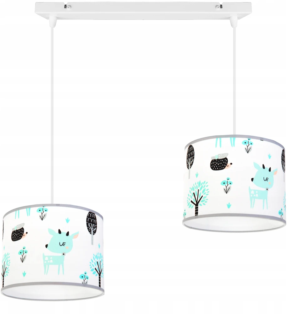 Light Home LAMPA WISZĄCA SUFITOWA LOFT DZIECIĘCA ABAŻUR LED