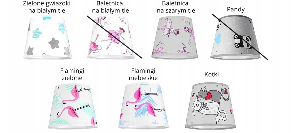 Light Home LAMPA WISZĄCA SUFITOWA LOFT DZIECIĘCA ABAŻUR PAJĄK
