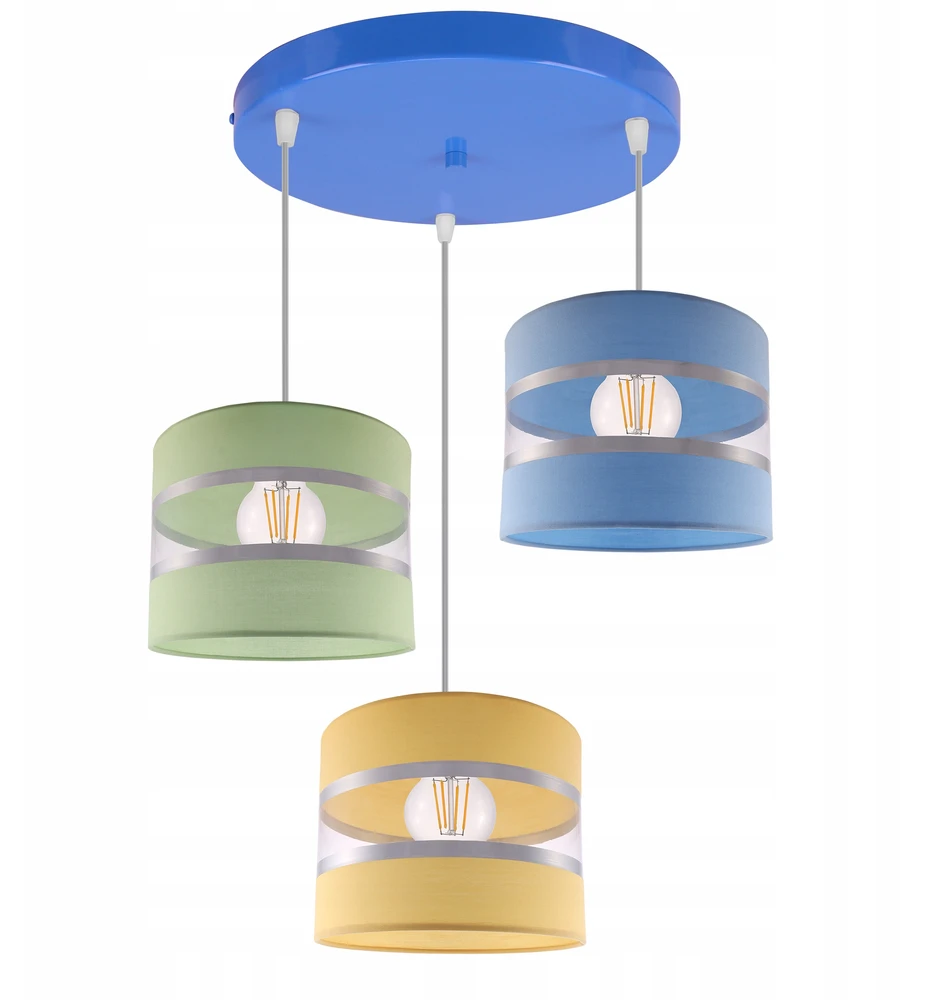 Light Home LAMPA WISZĄCA SUFITOWA ŻYRANDOL ABAŻUR DZIECIĘCA