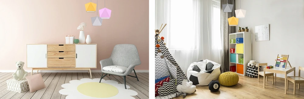 Light Home Lampa wisząca żyrandol dziecięcy plafon LED spalva