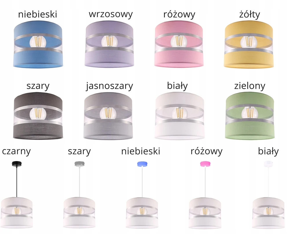 Light Home Vaikiškas kabantis liustra lubų lempos šviestuvo gaubtas