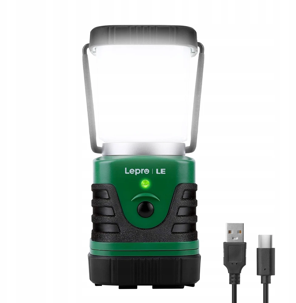 Lighting Ever Turistinė lempa stovyklavimo žibintuvėlis LED įkraunama baterija 4400mAh maitinimo blokas IPX4