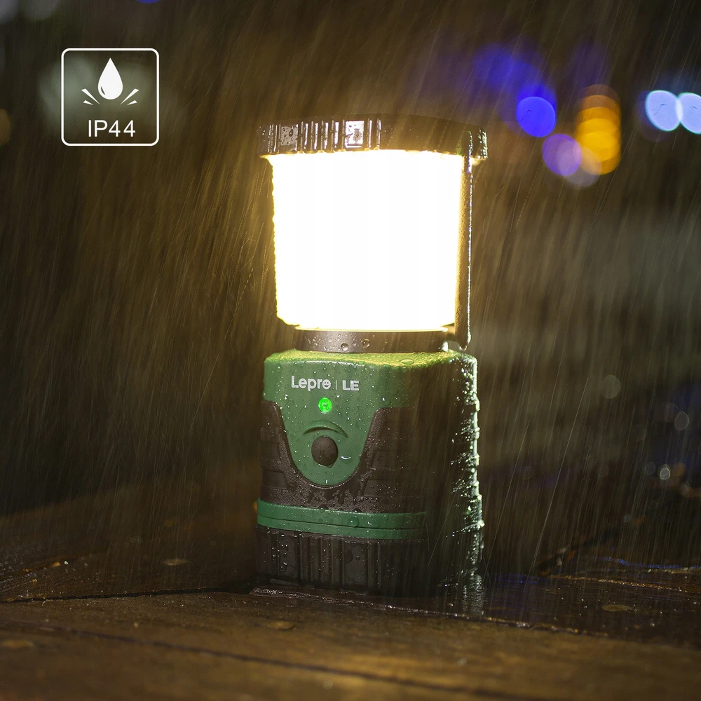 Lighting Ever Turistinė lempa stovyklavimo žibintuvėlis LED įkraunama baterija 4400mAh maitinimo blokas IPX4