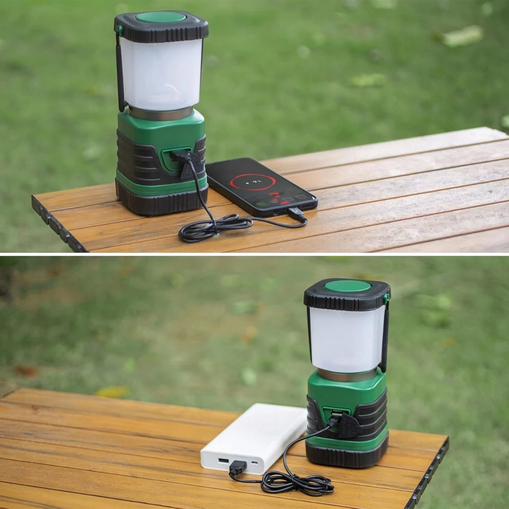 Lighting Ever Turistinė lempa stovyklavimo žibintuvėlis LED įkraunama baterija 4400mAh maitinimo blokas IPX4