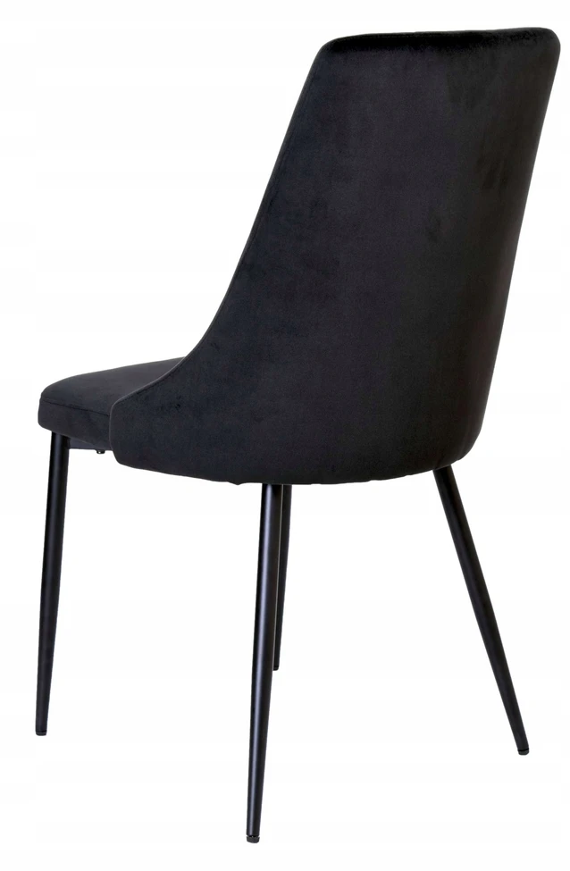 Gockowiak LINCOLN VELVET KĖDĖ, MINŠTA, Juodas VELVETAS, VALGOMOJE SVETAINEI