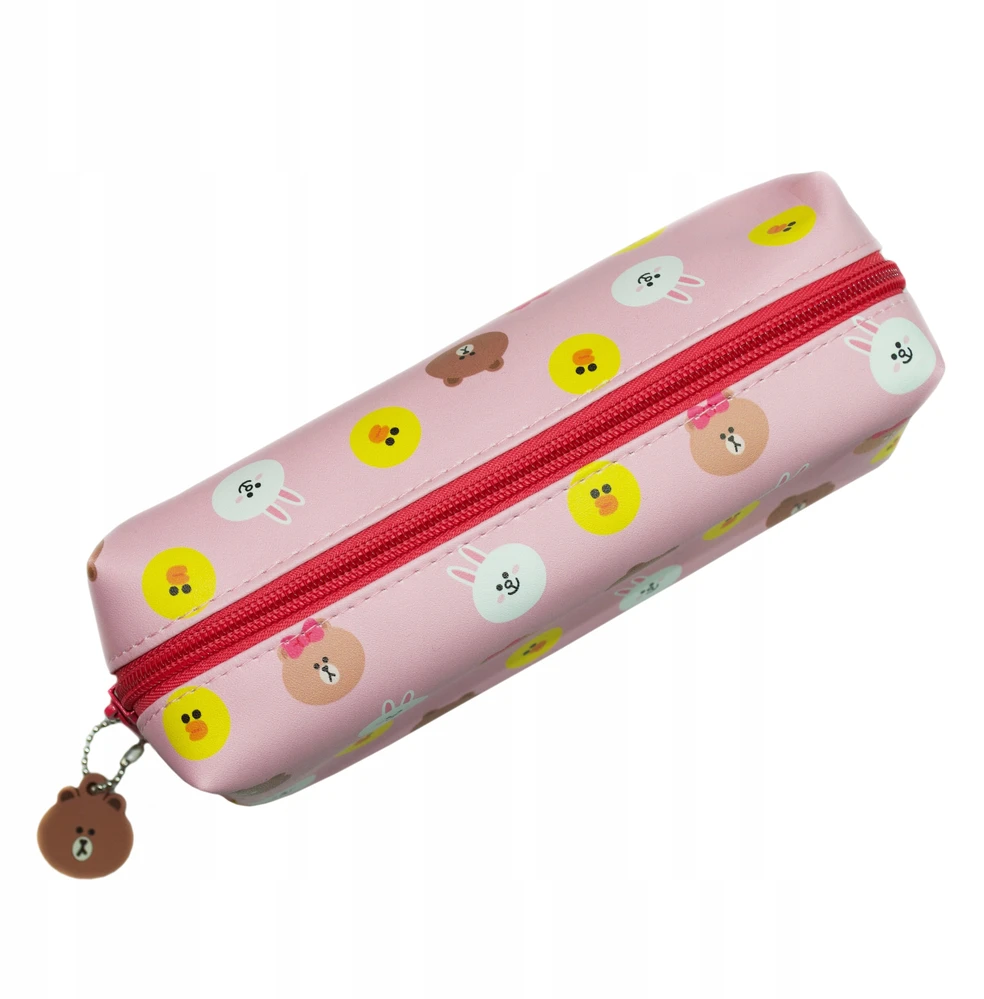 Bt21 LINE FRIENDS - Pieštukas case / Cosmetic bag made of ecological leather
