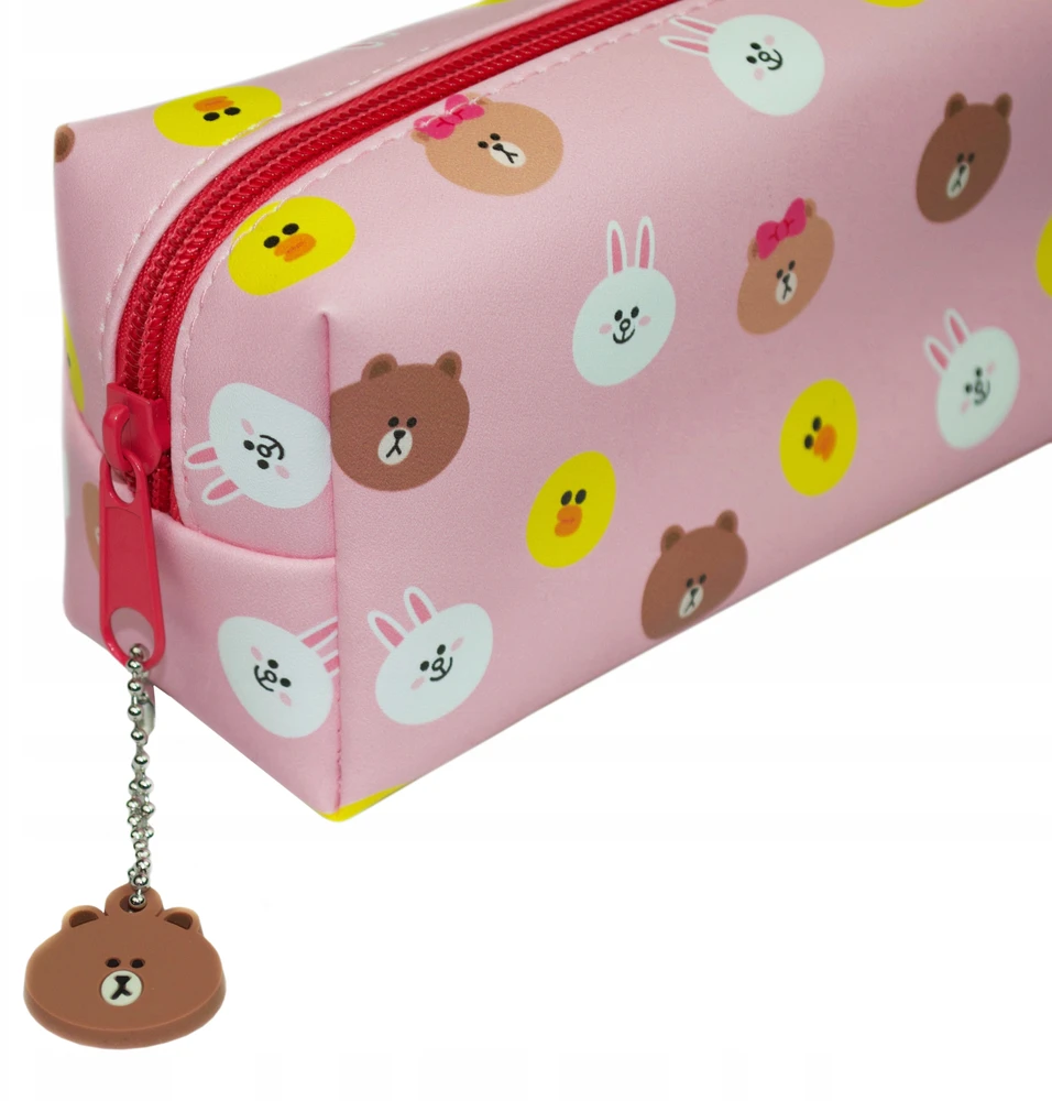 Bt21 LINE FRIENDS - Pieštukas case / Cosmetic bag made of ecological leather