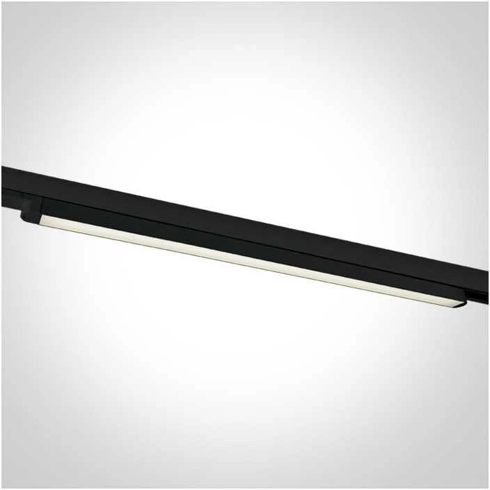 25W LED linijinis bėgelio šviestuvas, juodas, 4000K, 65025T/B/C