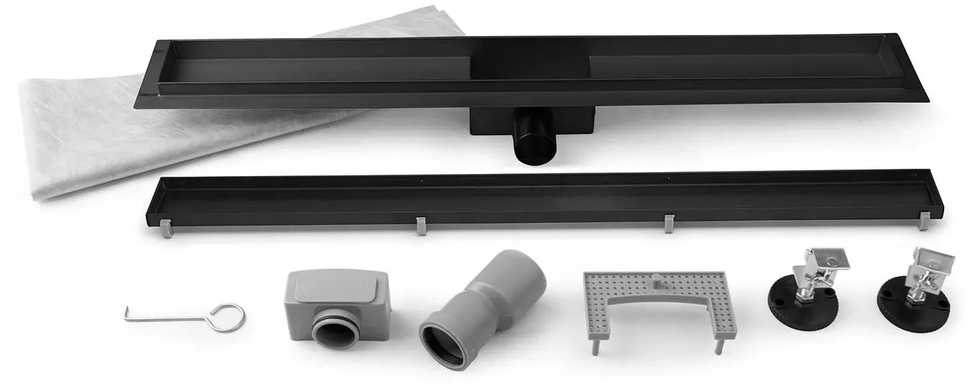 Linijinis trapas 70 cm 2in1 PLYTELĖS Berdsen