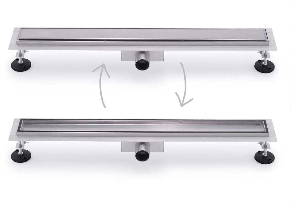 Linijinis trapas 90 cm 2in1 PLYTELĖS Berdsen