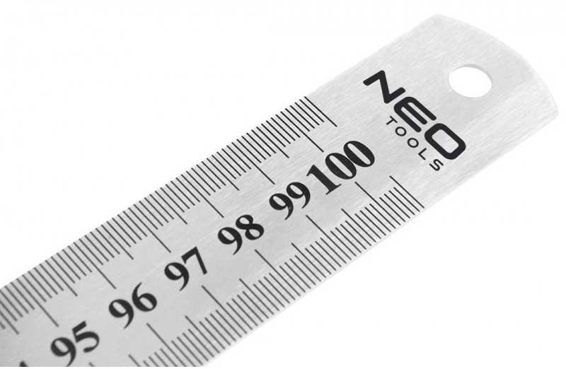 Liniuotė Neo Tools 72-210 Nerūdijančio plieno 1000 mm