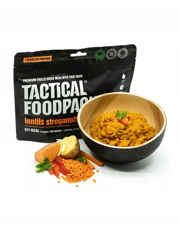 Liofilizat Tactical Foodpack Soczewica a la Stroganow 440 g