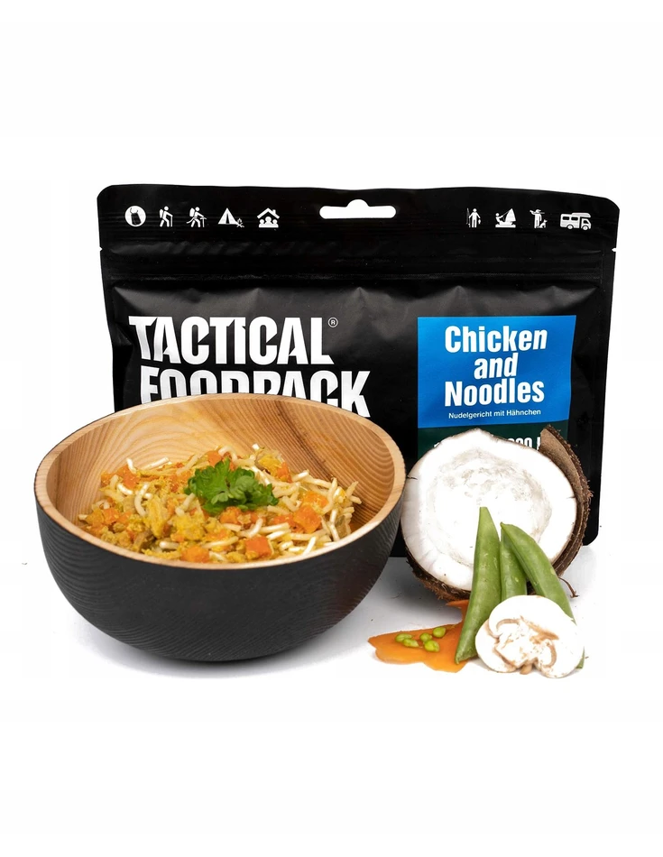 Liofilizuotas Tactical Foodpack Vištienos ir makaronų patiekalas 425 g