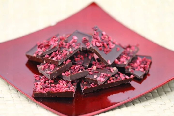 Liofilizuotos aviečių kruopos 50g FREEZE-DRIED RASPBERRY PREMIUM kokybės