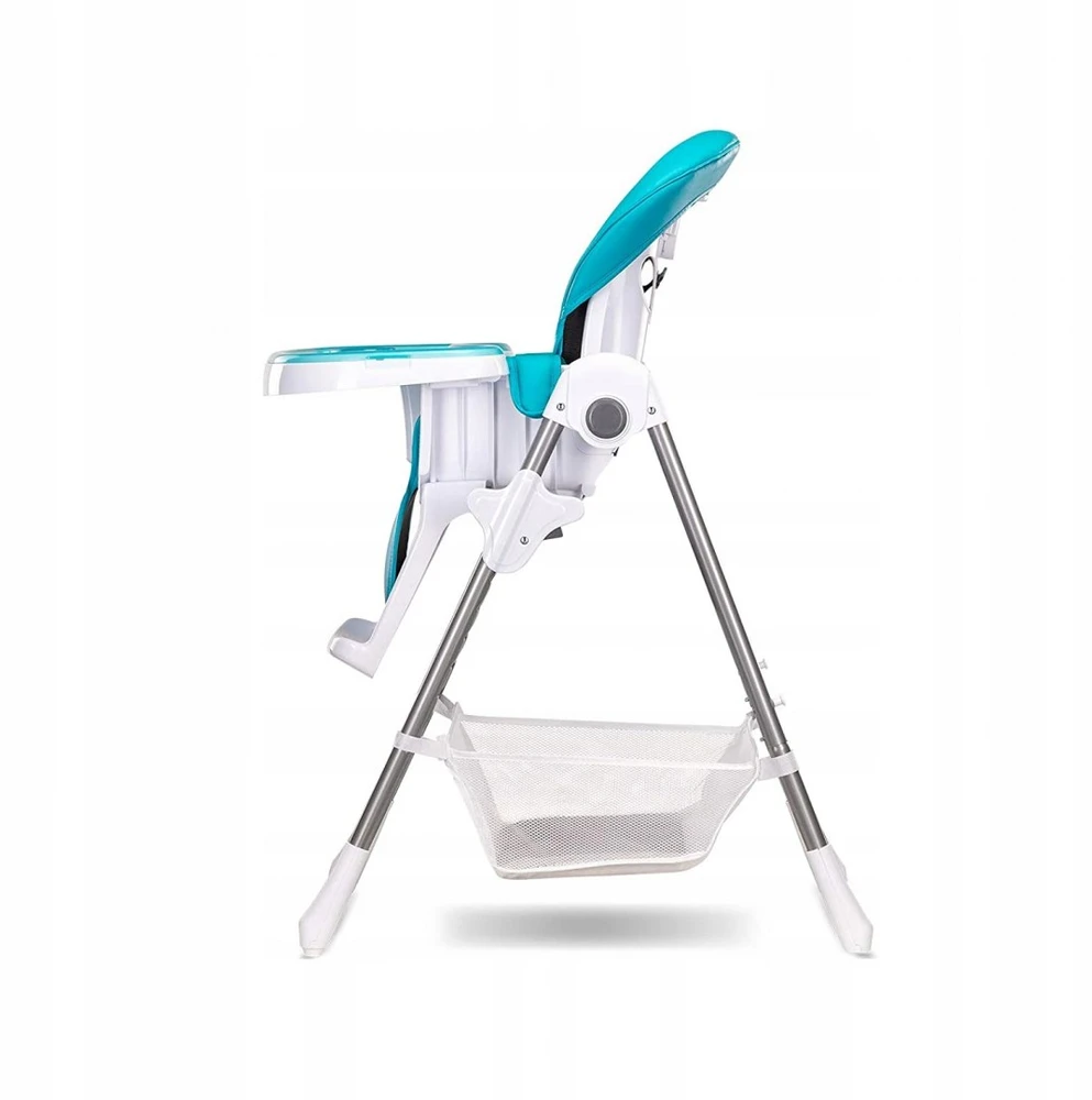 Lionelo Linn Plus Turquoise aukšta kėdutė