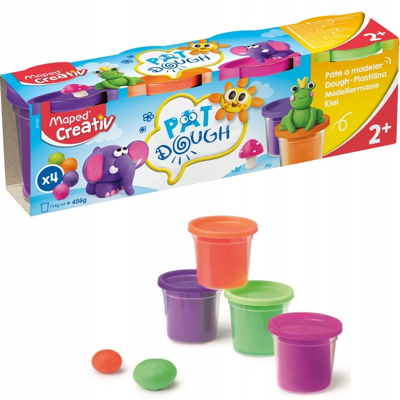 Maped Creativ plastiko masė 4x114g 4vnt.