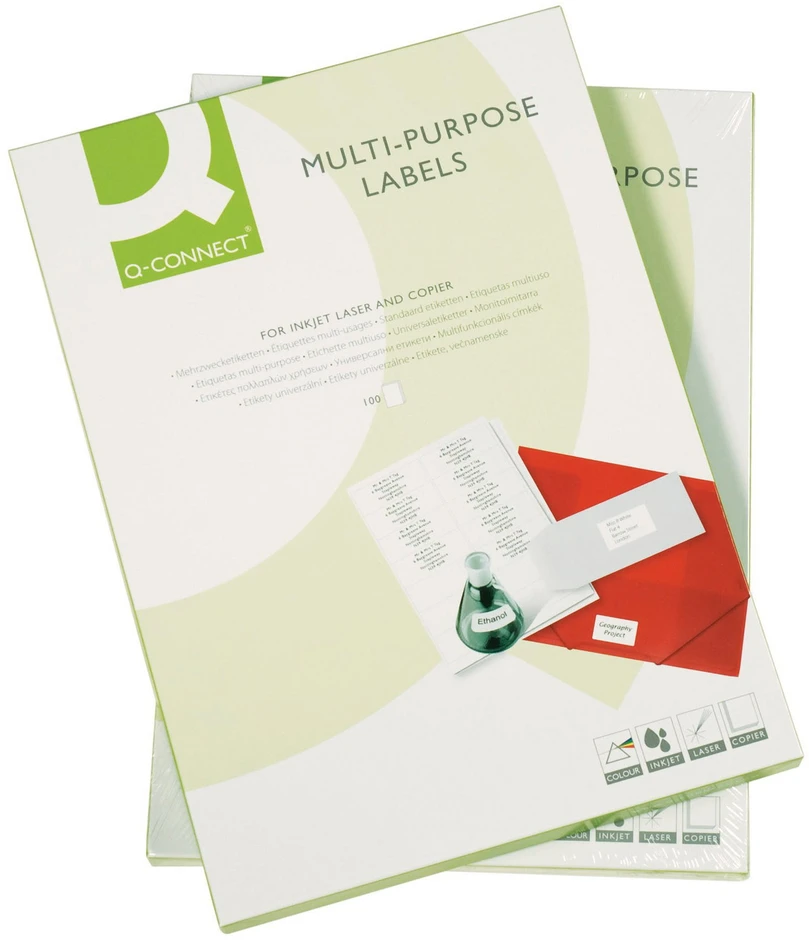 Q-Connect Lipnios etiketės, 70x42.3 mm (21)