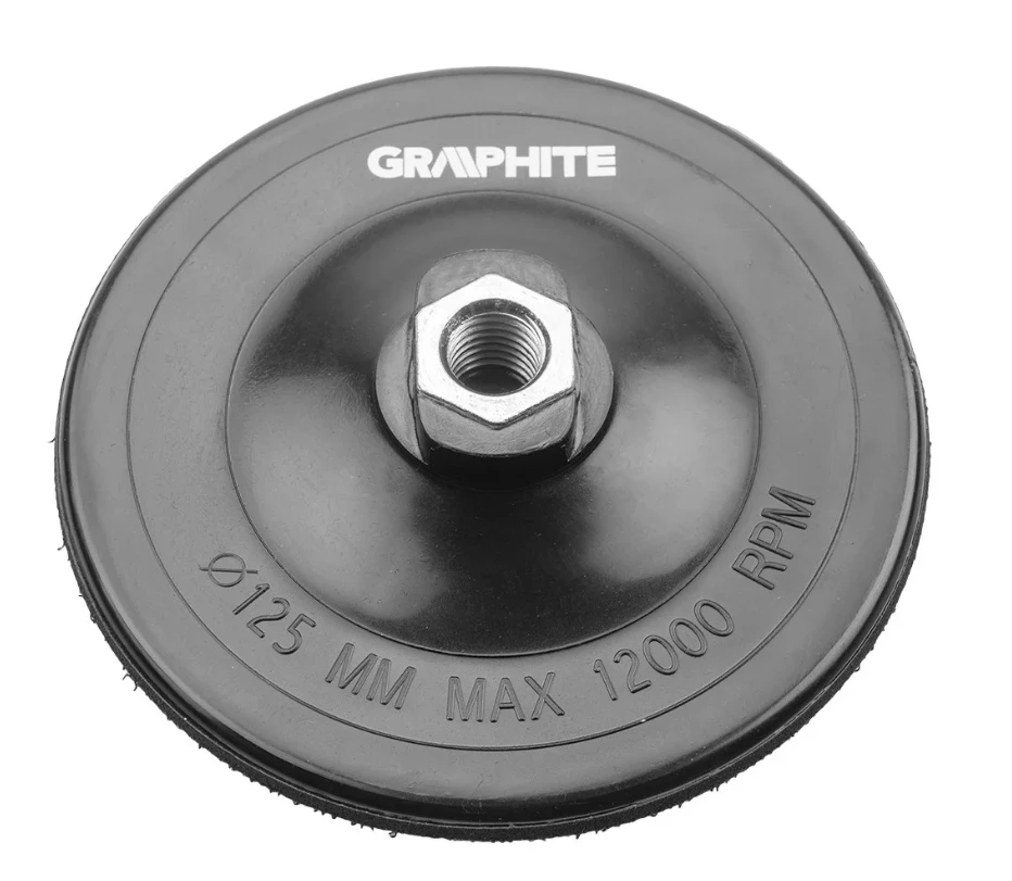 Tarcza Lipnus guminis diskas GRAPHITE, 125 mm, M14