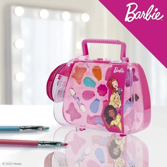 Lisciani KOSMETIKA VAIKAMS DAŽYTI dėžutėje Barbie KOSMETIKOS RINKINYS 6 m.