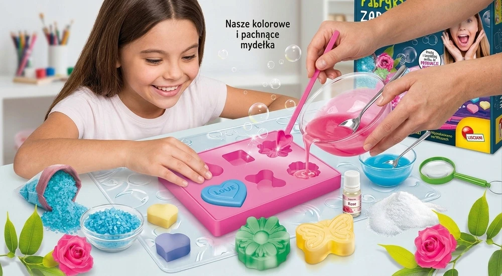 Lisciani KŪRYBINGAS ŽAISLAS MERGAITĖMS nuo 8 iki 12 METŲ MUILO GAMYLA