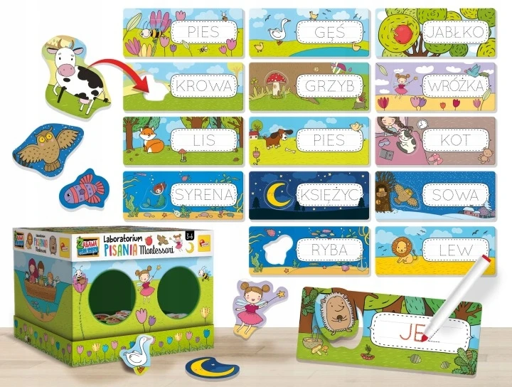 Edukacinis žaidimas Montessori Rašymo laboratorija Lisciani