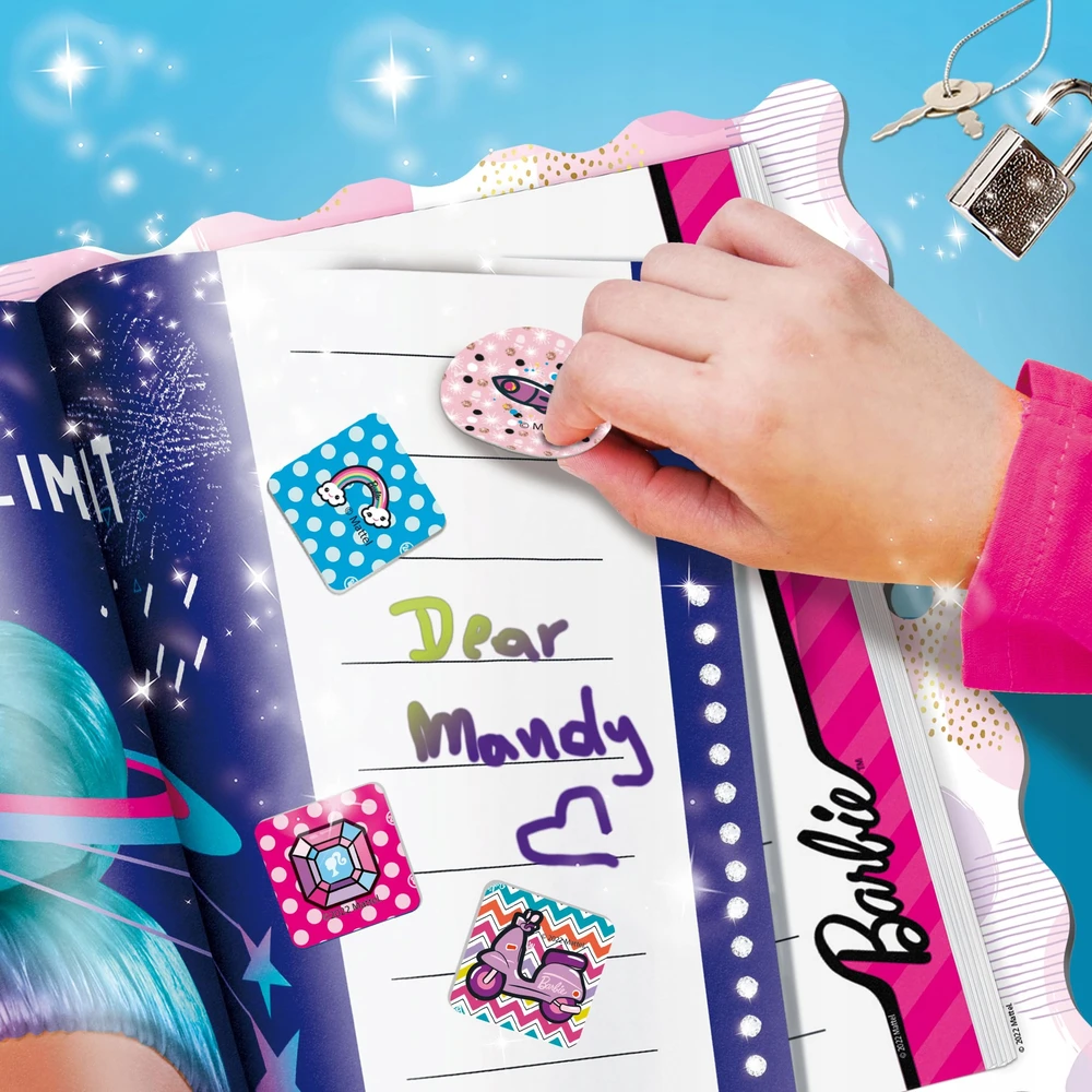 Lisciani Dienoraštis Barbie su užraktu ir dekoravimo priemonėmis