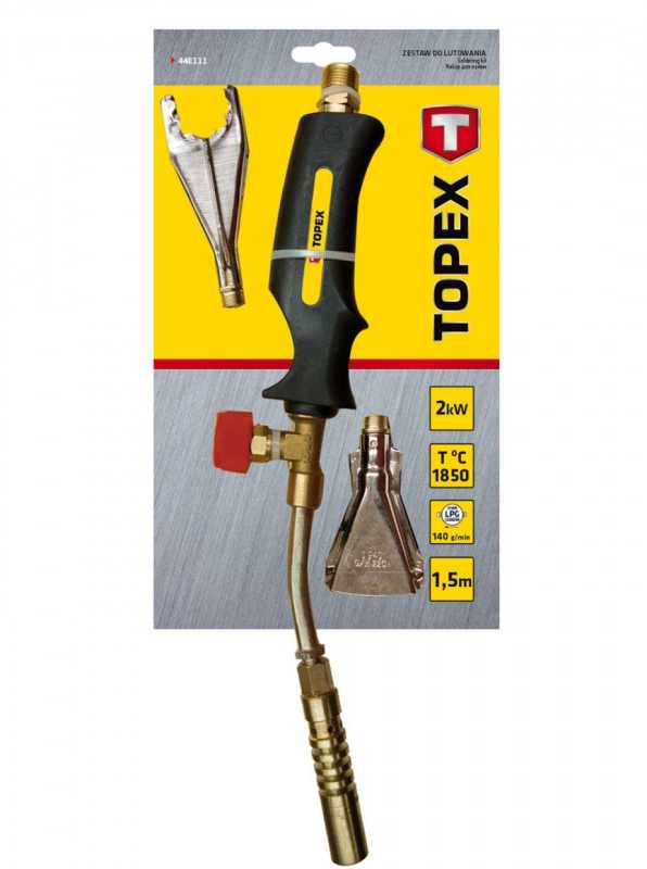 Litavimo komplektas TOPEX 3 degikliais