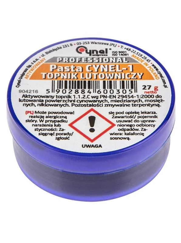 Topex Litavimo pasta CYNEL, 27 g