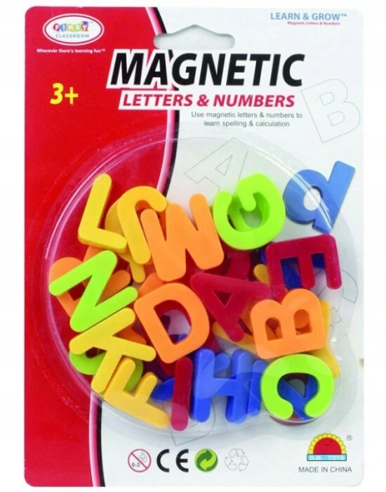 Literki magnetyczne Magnesy Dromader +3lata