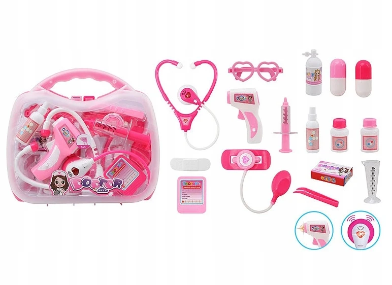 LITTLE DOCTOR DOCTOR RINKINYS DĖŽUTĖJE GYDYTOJAS LAGAMINIS ŠVIESOS GARSAS