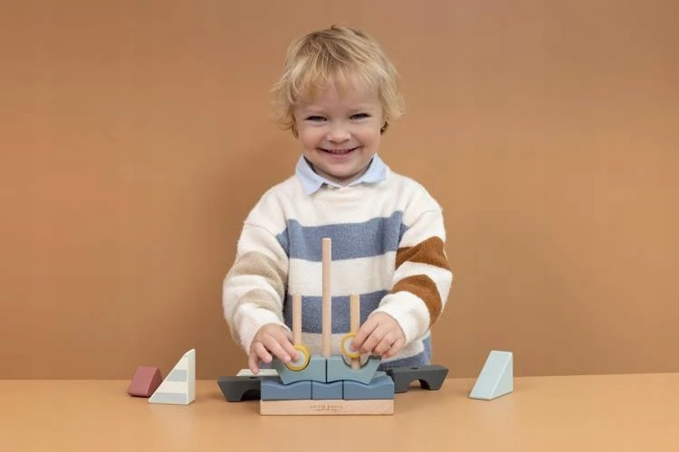 Little Dutch Maža olandiška medinė krovimo valtis