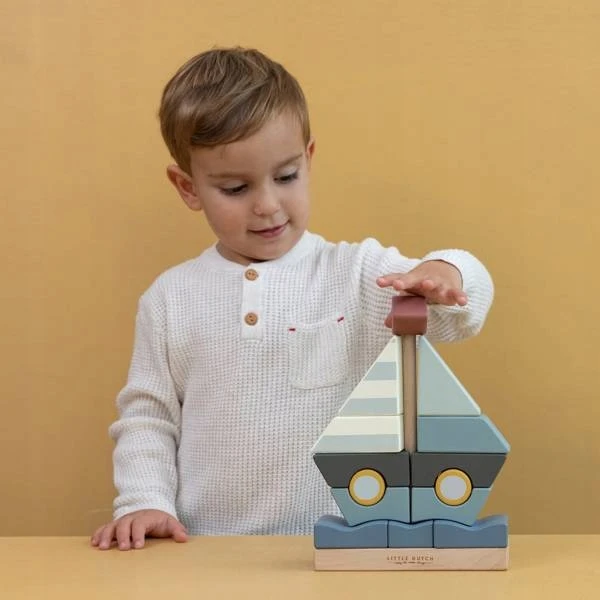 Little Dutch Maža olandiška medinė krovimo valtis