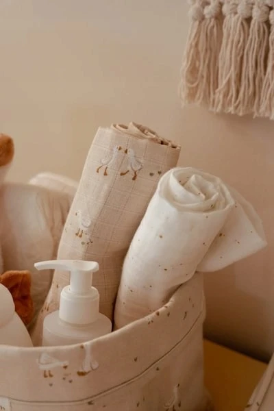 LITTLE DUTCH Muslin sauskelnės 25x25 cm Little Goose