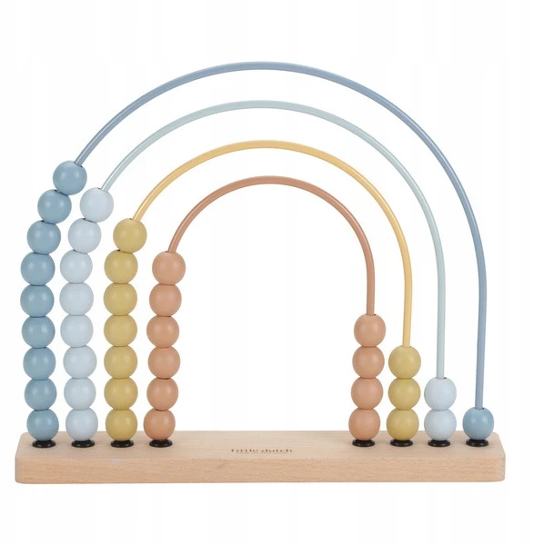 Little Dutch - Rainbow Abacus Forest Friends mėlynas (LD7238)