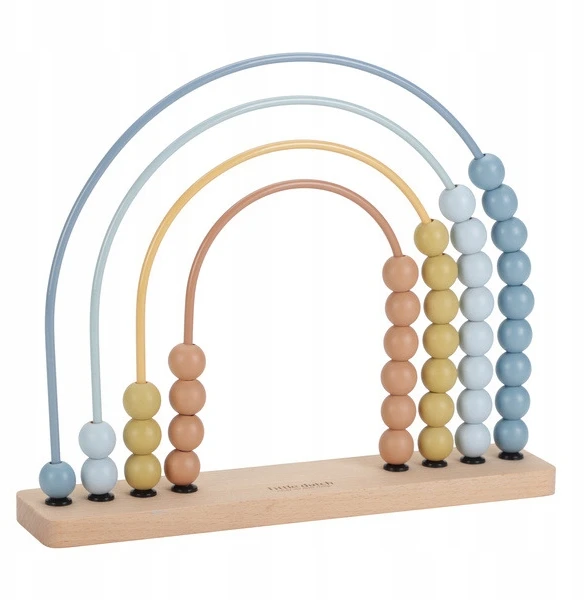 Little Dutch - Rainbow Abacus Forest Friends mėlynas (LD7238)