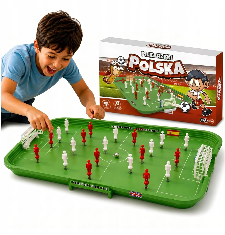 Littlekingdom Futbolas Springs Big Spring šeimos stalo futbolo žaidime