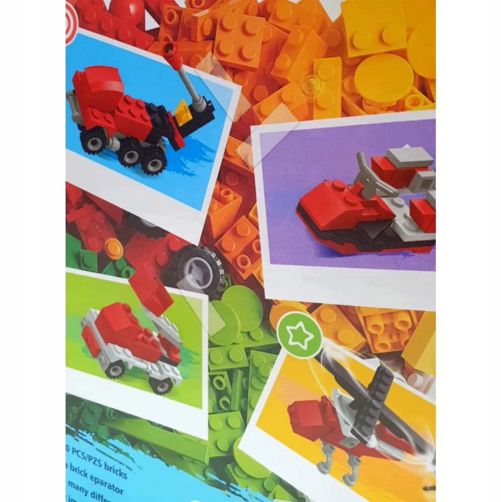 Littlekingdom Statybinės plytos PRIEŠGAISRINĖS TARNYBOS greitosios pagalbos automobiliai didelė pakuotė 1000 EL