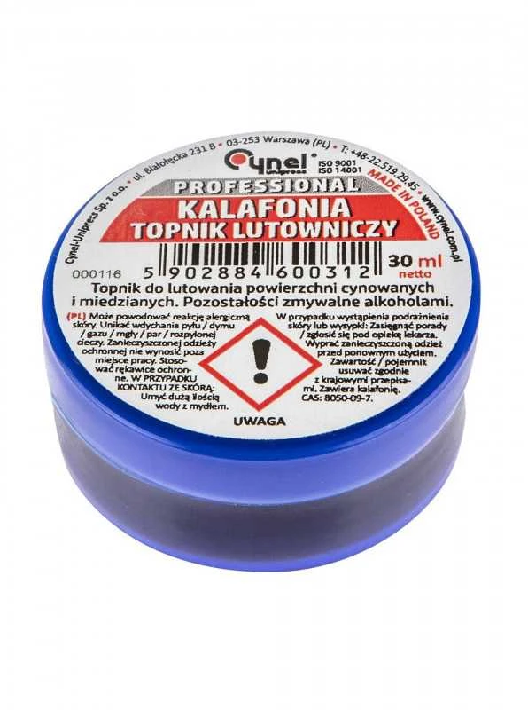 Lituoklio kanifolija TOPEX 30 ml